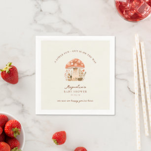 Serviette En Papier Une petite fête pour un petit gars arrive Baby Sho