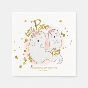 Serviette En Papier Une petite fille Halloween mignonne à croquer pour