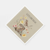 Serviette En Papier Une petite histoire de fleurs (Coin)