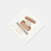 Serviette En Papier Une Petite Invitation De Baby shower En Doublure (Coin)