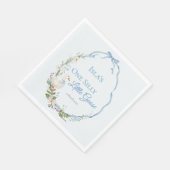 Serviette En Papier Une Petite Oie Silencieuse Aquarelle Anniversaire (Coin)