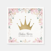 Serviette En Papier Une petite princesse (Devant)