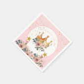 Serviette En Papier Une petite princesse est sur le chemin de la Couro (Coin)