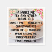 Serviette En Papier Une petite tarte par n'importe quel autre nom est  (Devant)