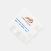 Serviette En Papier Une retraite amoureuse (Coin)