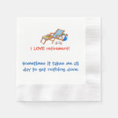 Serviette En Papier Une retraite amoureuse (Devant)