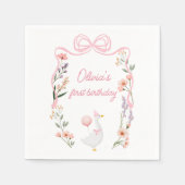 Serviette En Papier Une serviette ridicule de fête d'anniversaire d'oi (Devant)