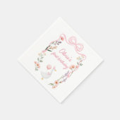 Serviette En Papier Une serviette ridicule de fête d'anniversaire d'oi (Coin)