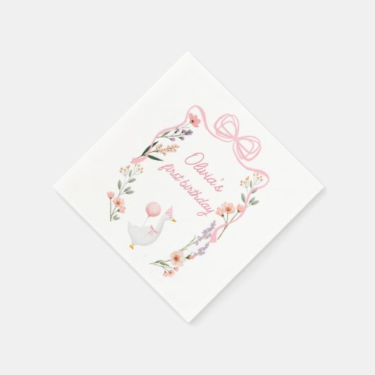 Serviette En Papier Une serviette ridicule de fête d'anniversaire d'oi (Coin)