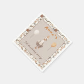 Serviette En Papier Une Soie Neutre Oie 1er Anniversaire (Coin)