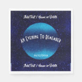 Serviette En Papier Une soirée à retenir (Devant)