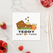 Serviette En Papier Une sorte de truc TEDDY (En situation)