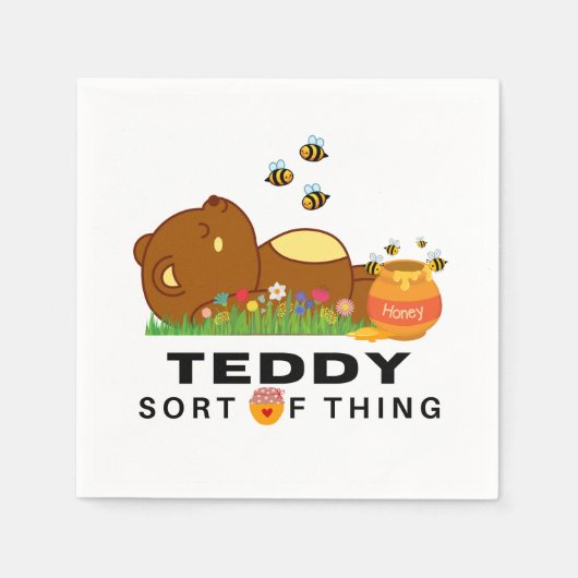 Serviette En Papier Une sorte de truc TEDDY (Devant)