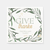 Serviette En Papier Une végétation botanique élégante et généreuse Mer (Devant)