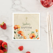 Serviette En Papier Une vie éclairée Baptême chrétien orthodoxe (En situation)