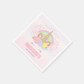Serviette En Papier Unicorn Anniversaire de la fête Napkin Whimsical U (Coin)
