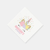 Serviette En Papier Unicorn Anniversaire de la fête Napkin Whimsical U (Coin)
