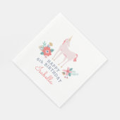 Serviette En Papier Unicorn Fields fête d'anniversaire (Coin)