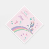 Serviette En Papier Unicorn Magique fête d'anniversaire (Coin)