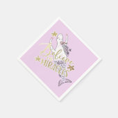 Serviette En Papier Unicorn Mermaid Moderne tendance croire en Miracle (Coin)