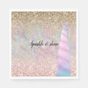 Serviette En Papier Unicorn Sparkle