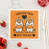 Serviette En Papier Unicorn Twin Sister (En situation)