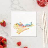 Serviette En Papier Unicorne (En situation)
