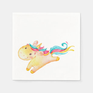 Serviette En Papier Unicorne