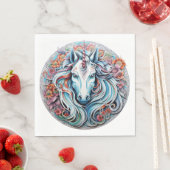 Serviette En Papier Unicorne (En situation)