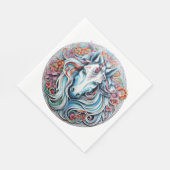 Serviette En Papier Unicorne (Coin)