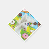 Serviette En Papier Unicorne avec beignes (Coin)