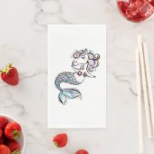 Serviette En Papier Unicorne d'été (En situation)