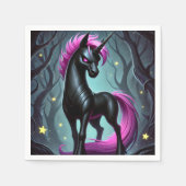 Serviette En Papier Unicorne en colère (Devant)