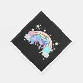 Serviette En Papier Unicorne LOVE (Coin)