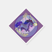 Serviette En Papier Unicorne mignonne (Coin)