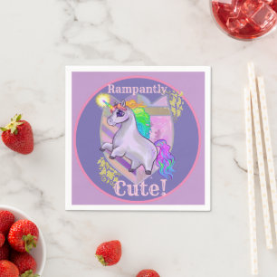 Serviette En Papier Unicorne mignonne