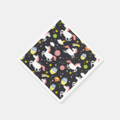 Serviette En Papier Unicornes (Coin)