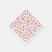 Serviette En Papier Unicornes (Coin)