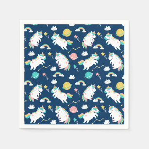 Serviette En Papier Unicornes serviettes
