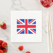 Serviette En Papier Union Jack Drapeau Londres Thème Partie Papier ser (En situation)