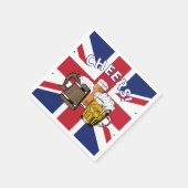 Serviette En Papier UNION JACK Great British Beer Paper (Coin)