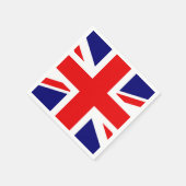 SERVIETTE EN PAPIER UNION JACK - LE DRAPEAU BRITANNIQUE (Coin)