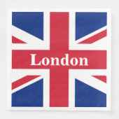 Serviette En Papier Union Jack London ~ Drapeau britannique (Devant)