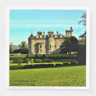 Serviette En Papier Unique Cunningham Scottish Clan Finlaystone House