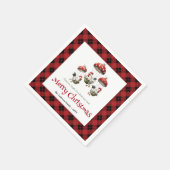 Serviette En Papier Unique Funny Chickens Editable Custom Name Holiday (Coin)