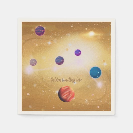 Serviette En Papier Univers (Devant)