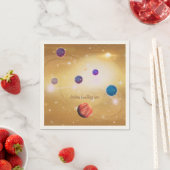 Serviette En Papier Univers (En situation)