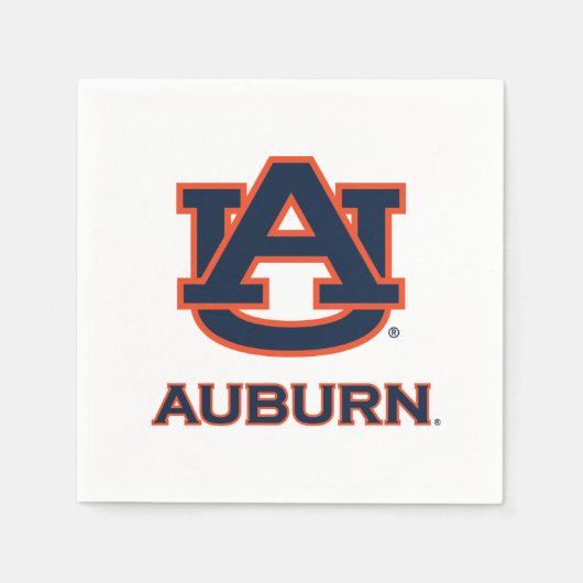 Serviette En Papier Université d'Auburn | AU Auburn (Devant)