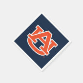 Serviette En Papier Université d'Auburn | Auburn UA Logo (Coin)