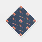 Serviette En Papier Université d'Auburn | Motif de vacances (Coin)